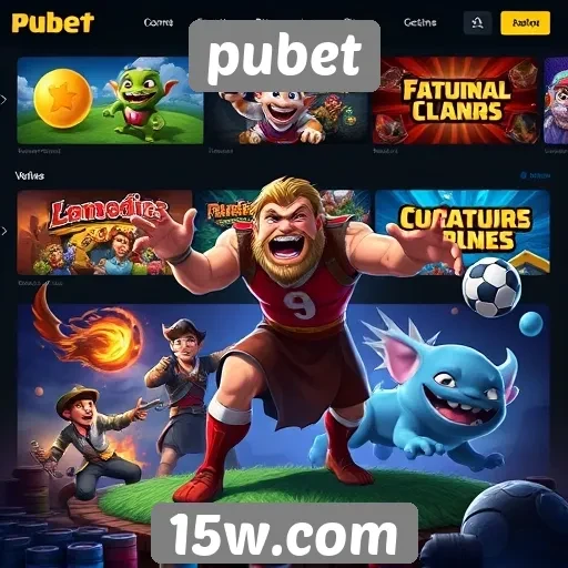 Explorando a variedade de jogos disponíveis no pubet
